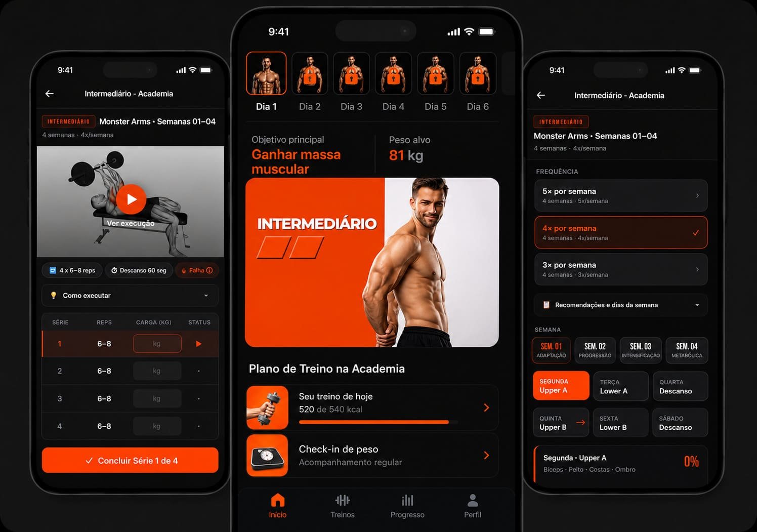 Monster Arms — nível Intermediário no app